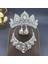 C111 3pcs Set Gümüş A07 Kadın Klasik Düğün Takı Seti Rhinestone Tiaras Taç Kolye Küpe Seti Pageant Diadem Gelin Dubai Takı Seti (Yurt Dışından) 2