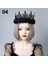 Fd-58-1 Vintage Cadı Kadın Kafa Çelenk Gotik Siyah Taç Güller Tiara Kafa Bandı Cadılar Bayramı Partisi Cosplay Vampir Prenses Sihirli Aksesuar (Yurt Dışından) 1