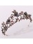 Siyah Barok Vintage Siyah Mor Kristal Inciler Gelin Tiaras Taç Taklidi Pageant Diadem Peçe Tiara Düğün Saç Aksesuarları (Yurt Dışından) 3