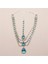 Gümüş Açık Mavi Boho Rhinestone Alın Bandı Saç Aksesuarları Kadınlar Için Saç Tokası Saç Süsü Tiara Frontlet Hint Bohemia Saç Takı (Yurt Dışından) 1