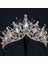 Siyah Altın Gelin Taç Prenses Şapkalar Doğum Günü Taklidi Kafa Bandı Düğün Saç Moda Takı Gelin Tiaras Vintage Başlıklar (Yurt Dışından) 4