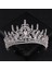 Resim Olarak Lüks Moda Altın Gümüş Renk Kristal Taçlar Kadınlar Için Gelin Prenses Kraliçe Inciler Tiaras Diadems Düğün Saç Aksesuarları (Yurt Dışından) 3