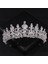 Resim Olarak Lüks Moda Altın Gümüş Renk Kristal Taçlar Kadınlar Için Gelin Prenses Kraliçe Inciler Tiaras Diadems Düğün Saç Aksesuarları (Yurt Dışından) 5