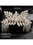 Altın HSJ3794G Efily Gelin Düğün Saç Aksesuarları Kristal Çiçek Saç Combs Klipler Kadınlar Için Gelin Başlığı Nedime Parti Takı Hediye (Yurt Dışından) 1