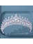 Stil M Gümüş Renk Çeşitli Gümüş Renk Kristal Taçlar Gelin Tiaras Moda Kraliçe Taklidi Diadem Cz Başlığı Düğün Saç Takı Aksesuarları (Yurt Dışından) 1