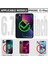 Apple iPhone 15 Orta Logo Gösteren Arkası Şeffaf Kenarları Renkli Titanium Telefon Kılıfı 4