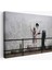 Bansky'nin Küçük Kız Çocuğunu Arayan Polis Isimli Çalışması Kanvas TABLO-5010 1