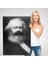Karl Marx Siyah Beyaz Dekoratif Kanvas TABLO-5964 3