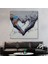 Graffiti Kalp Burcu Eller, Banksy Posteri, Kanvas Tablo, Pop ART-5343 2