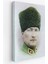 Atatürk Portre Tablosu Mustafa Kemal Atatürk Dikdörtgen Dekoratif Kanvas Tablo-Cf-56 1
