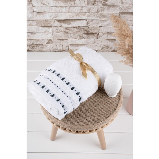 Baveno Home 100 Pamuk Ikili 50X70 cm Nakışlı Havlu Seti Fiyatı