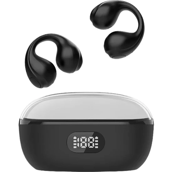 Yeni Klipsli Kablosuz Bluetooth Kulaklık Açık Küpe Hava Iletimi Kulağa Girmez Süper Uzun Pil Ömrü Gürültü Azaltma (Yurt Dışından)