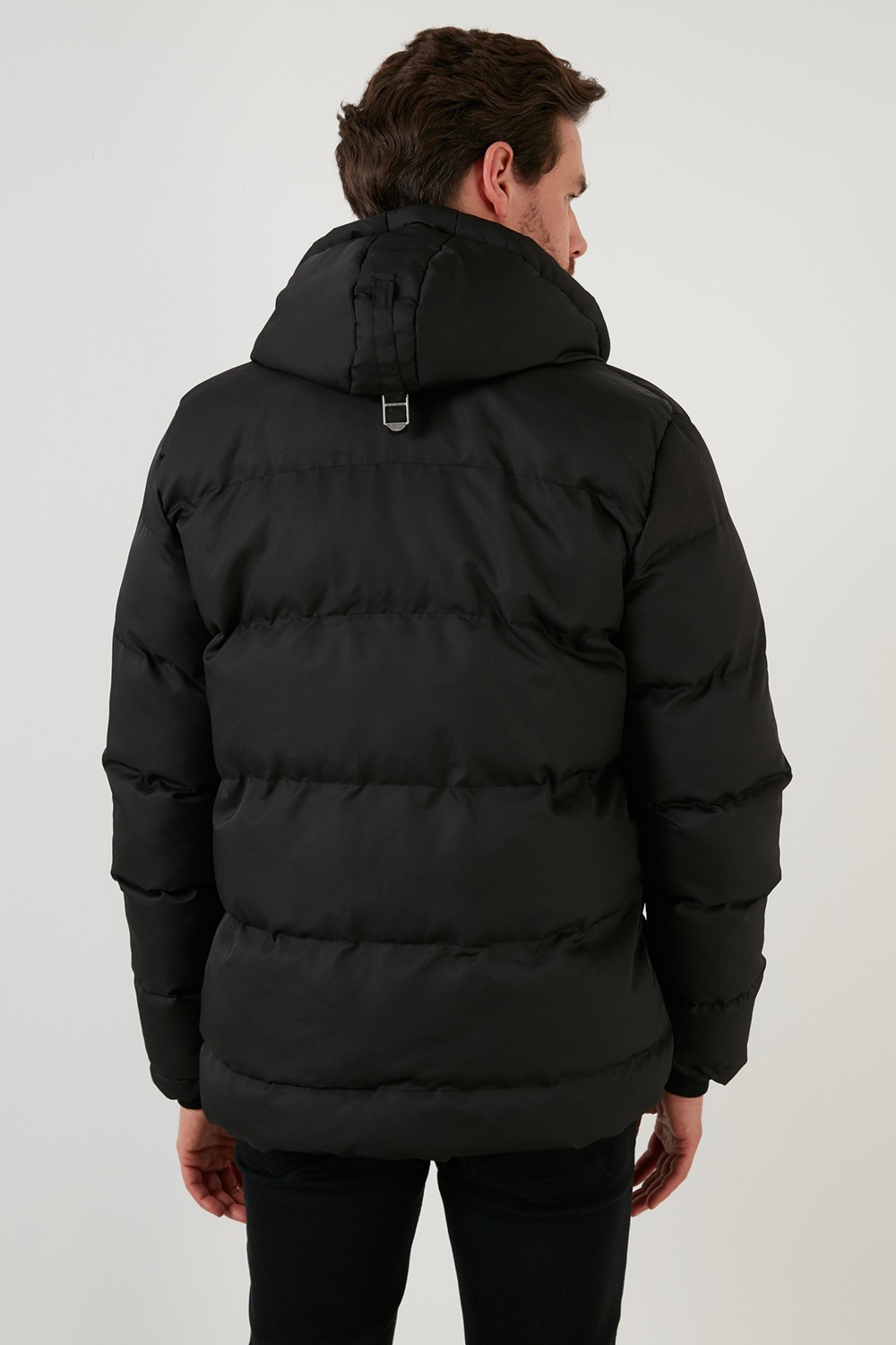 Buratti Kapüşonlu Suya Ve Rüzgara Dayanıklı Soğuk Geçirmez Slim Fit Mont Erkek Mont 5717101 görsel 5