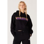 Wrangler Regular Fit Normal Kesim Kapüşonlu İçi Polarlı Lila Sweatshirt