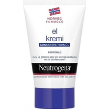 Neutrogena Konsantre Formül Nemlendirici Parfümlü El Kremi 50 ml 2 Adet