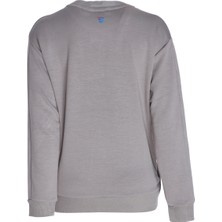 Sportive Spalla Kadın Gri Günlük Stil Sweatshirt 23KKTP13D01-GNT