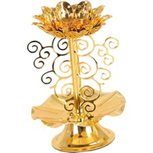 Cadia Ghee Lamba Standı Mum Tutucu Tereyağı Lambası Mum Tutucu Çay Işığı Standı Sunak 211CM (Yurt Dışından)