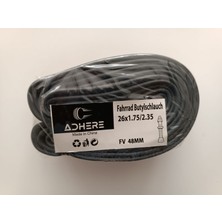 Adhere 26X1.75/2.35 Bisiklet Iç Lastiği Fv Ince Sibop 48 mm