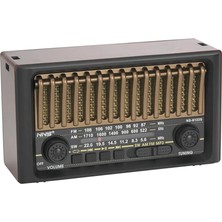 Nns NNS NS-8122S Taşınabilir Nostaljik Radyo Bluetooth Speaker Usb+Tf Card+Aux