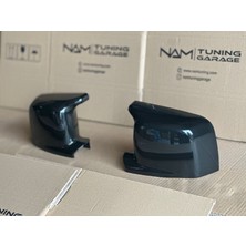 Nam Tuning Fiat Fiorino Yarasa Batman Ayna Kapağı Plastik Parlak Siyah 2009-2022