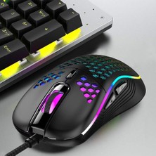 Valkyrie Rgb LED Işıklı 6 Tuşlu 7200DPI Gaming Oyuncu Mouse Siyah