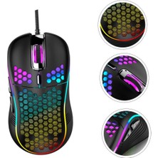 Valkyrie Rgb LED Işıklı 6 Tuşlu 7200DPI Gaming Oyuncu Mouse Siyah