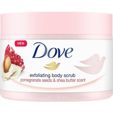 Dove Vücut Peelingi Nar Çekirdeği & Shea Yağı 225 ml