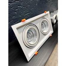 Tekwat Ar 111 Cob LED Çiftli 35 Watt Işık Sıva Altı 4000 Kelvin