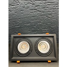 Tekwat Ar 111 Cob LED Çiftli 25 Watt Işık Sıva Altı 3000 Kelvin
