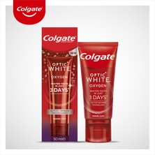 Colgate Optic White Oxygen Aktif Oksijen Teknolojisi Beyazlatıcı Diş Macunu 50 ml x2