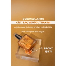 Bade Natural Nemlendirici Işıltılı Bronze Çok Amaçlı Vücut Yağı 50 ml