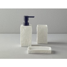 English Home Marble 3'lü Banyo Seti Beyaz