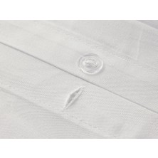 English Home Novella Premium Soft Cotton Çift Kişilik Nevresim 200X220 cm Beyaz