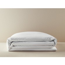 English Home Novella Premium Soft Cotton Çift Kişilik Nevresim 200X220 cm Beyaz