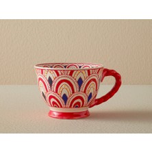 English Home Ornella Seramik Kupa 400 ml Kırmızı