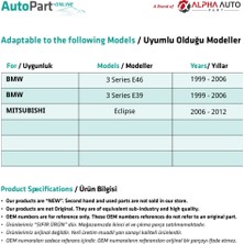 Alpha Auto Part Bmw 3 Serisi E46-E39 Için Sunroof Güneşlik El Tutamağı-Bej