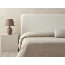 English Home Novella Premium Soft Cotton Çift Kişilik Nevresim 200X220 cm Bej