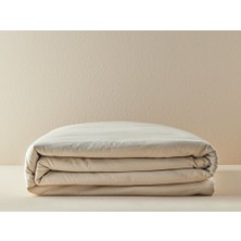 English Home Novella Premium Soft Cotton Çift Kişilik Nevresim 200X220 cm Bej