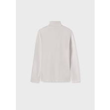 Mayoral Beyaz Çocuk Balıkçı Yaka Örme  - Mayoral - Beyaz - 16 Yaş  - 345-BEYAZ-16 Yaş