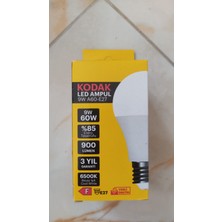 Kodak LED Ampul 9W A60-E27 Beyaz