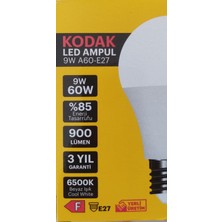 Kodak LED Ampul 9W A60-E27 Beyaz