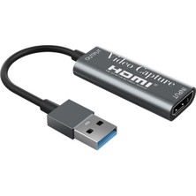 Powermaster PM-10432 USB 2.0 To HDMI Vıdeo Capture Siyah