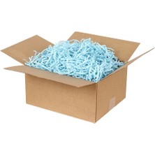 Ofis Turka Zikzak Kırpık Kağıt Dolgu Malzemesi - Mavi - 250GR.