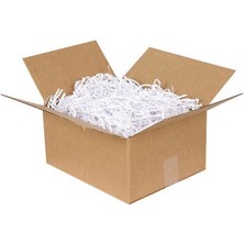 Ofis Turka Zikzak Kırpık Kağıt Dolgu Malzemesi- Beyaz - 1kg.