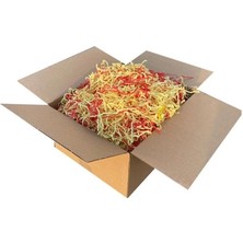 Ofis Turka Zikzak Kırpık Kağıt Dolgu Malzemesi -Sarı Kırmızı - 250GR.