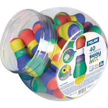 Milan 4716240 Sway Mıx Kalemtraş silgi 40 Adet