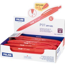 Milan 176542125 Dry Gel P07 Kırmızı Gel Kalem 25 Adet