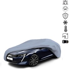 Teksin Peugeot 508 Rxh (2011-2018) Araba Brandası Su Geçirmez Miflonlu 4 Mevsim Kullanıma Uygun