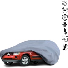 Teksin Jeep Grand Cherokee 3 (Wk) (2005-2010) Araba Brandası Su Geçirmez Miflonlu 4 Mevsim Kullanıma Uygun