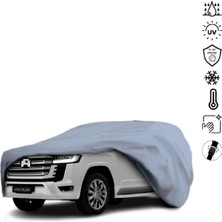 Teksin Toyota Land Cruiser J300 (2021-) Araba Brandası Su Geçirmez Miflonlu 4 Mevsim Kullanıma Uygun
